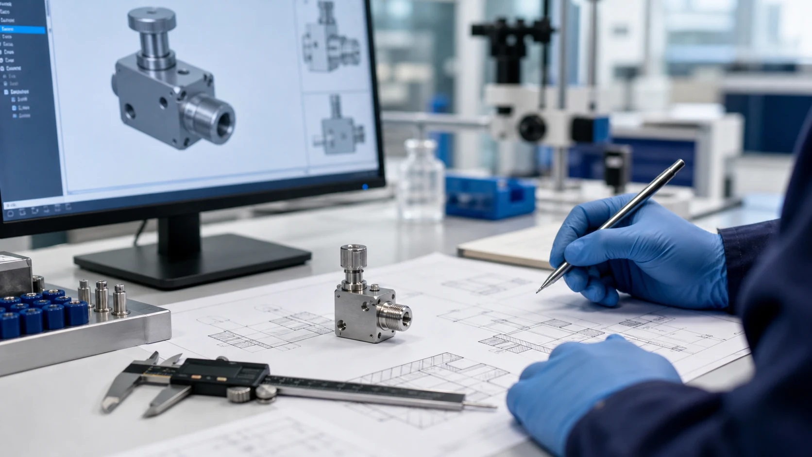CNC and OEM component development workflow
